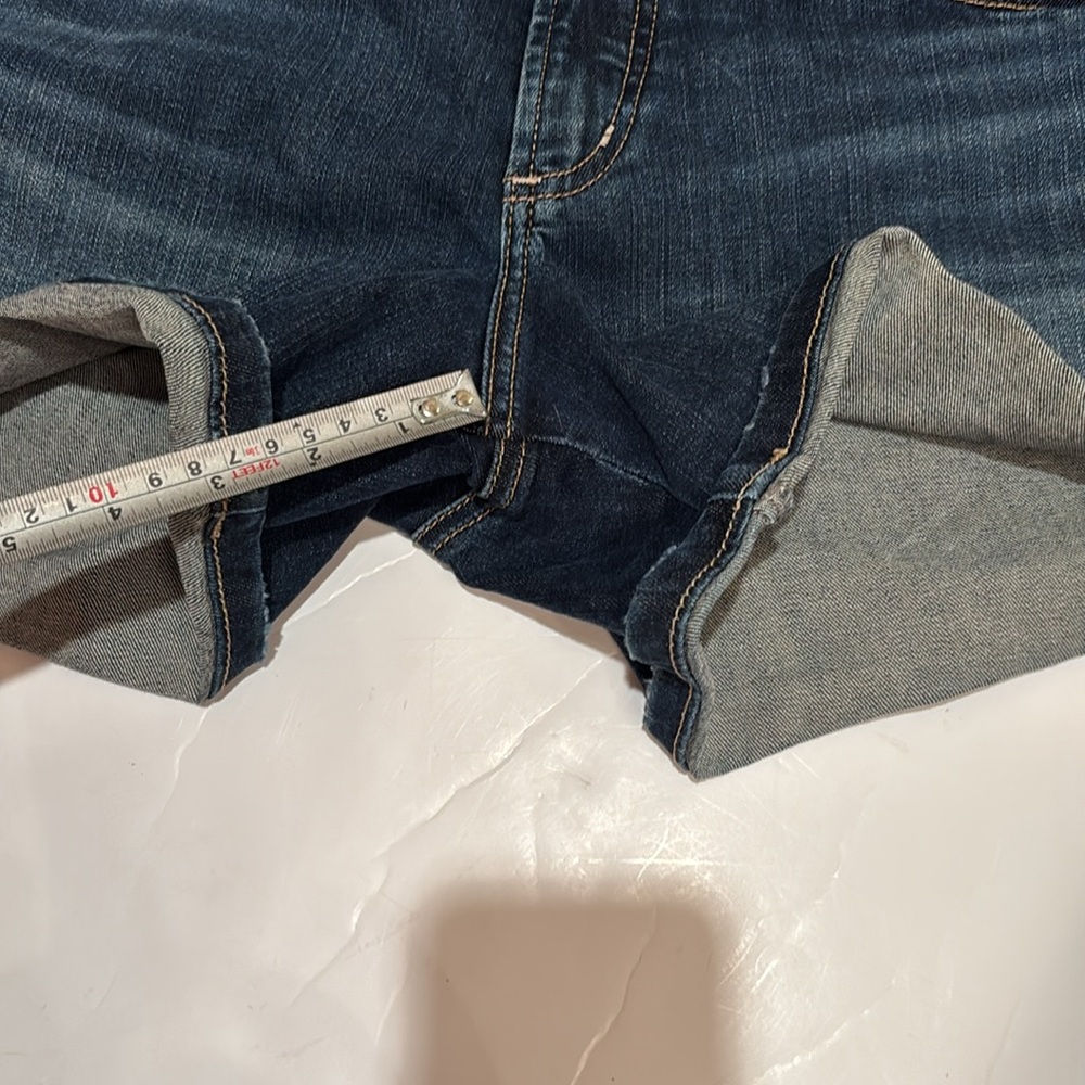 Silver Jeans Dark Blue Jean Shorts 29 Suki 2 buttons - Picture 9 of 10